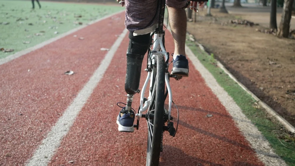 Below the Knee Amputee Cycling
