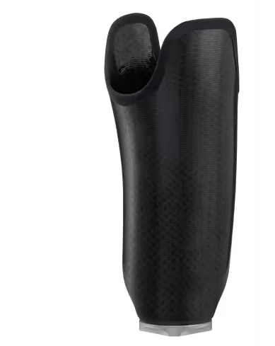 Carbon fiber transtibial prosthetic socket