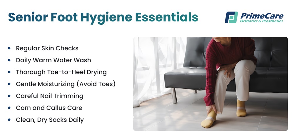 senior foot hygiene essentials